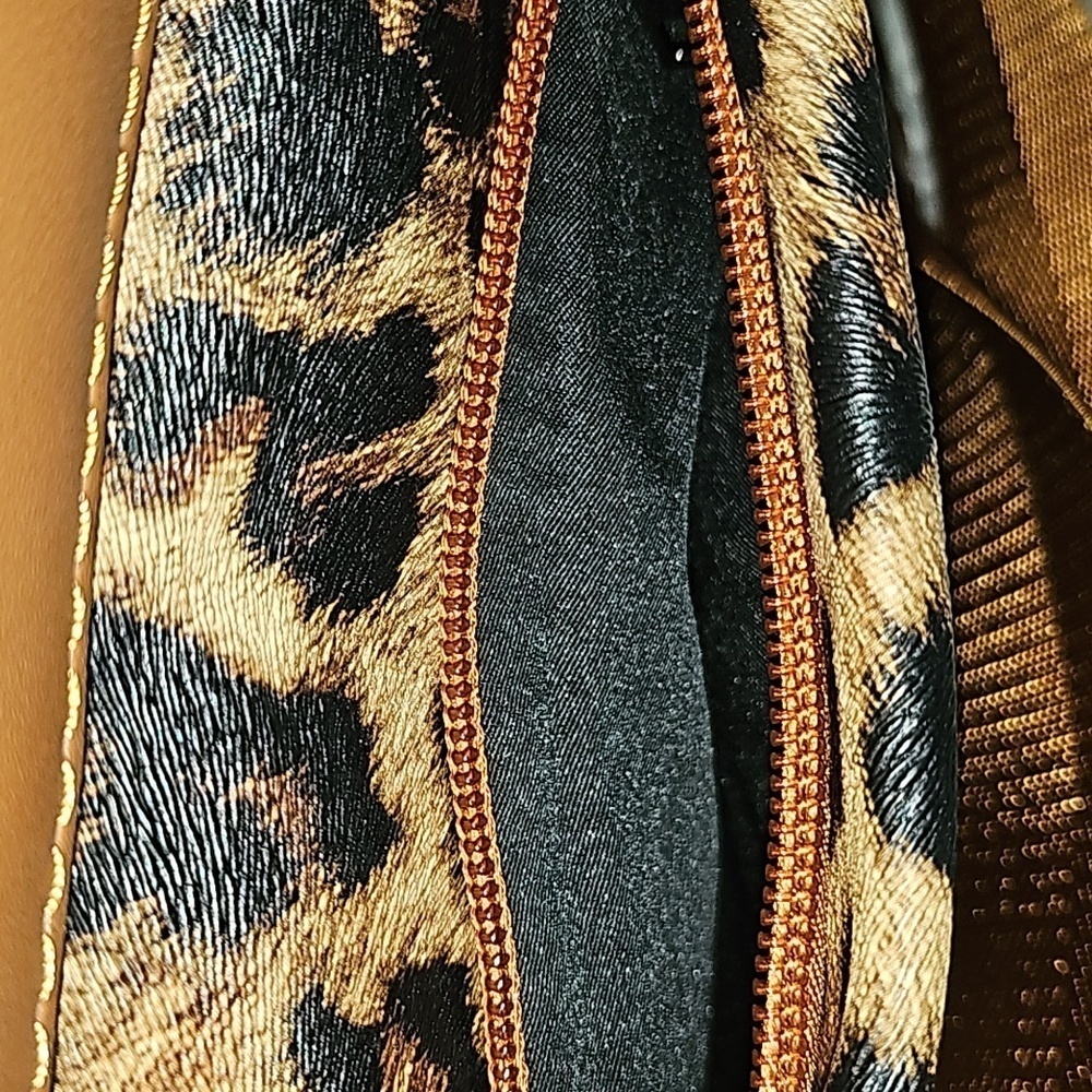 Leopard Print Backpack With Multicolored Shoulder… - image 6